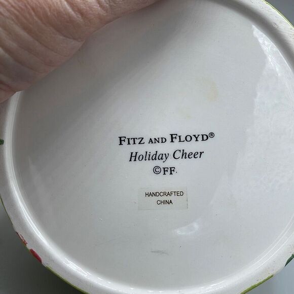 Fitz and Floyd 2008 Holiday cheer basket - Picture 5 of 11